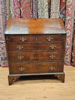 Antiek Engels 18e eeuws secretaire klep bureau Georgian, Antiek, Georgian, Ophalen, Info@SlatsAntiek.nl