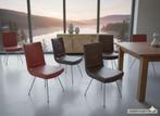 6 Montis design stoelen model Jim, ontwerper Gijs Papavoine, Huis en Inrichting, Stoelen, Ophalen, Gebruikt, Leer, Tijdloos Nederlands design
