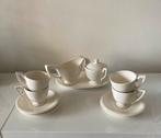 Recamier koffie servies. crème kleurig, Huis en Inrichting, Ophalen of Verzenden, Zo goed als nieuw, Effen, Kop(pen) en/of Schotel(s)