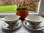 Boerenbont servies soepkom/pap kom+schotel 2st DECEMBER tip!, Huis en Inrichting, Keuken | Servies, Ophalen of Verzenden, Aardewerk