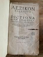 Groot formaat Grieks Latijn woordenboek uit 1563, Ophalen of Verzenden
