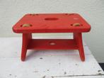 Vintage rode jussila kinderkruk op wielen, Ophalen of Verzenden, Gebruikt, Overige typen