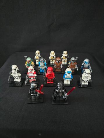15 Star Wars minifigs, vintage en wat gezochte exemplaren  beschikbaar voor biedingen