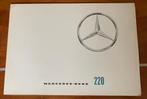 Autofolder Mercedes 220, 1964, Boeken, Auto's | Folders en Tijdschriften, Ophalen of Verzenden, Zo goed als nieuw, Mercedes