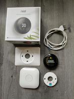 Google nest learning thermostaat Smart thermostaat V3 Zwart, Doe-het-zelf en Verbouw, Thermostaten, Ophalen of Verzenden