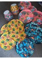 Borden schalen melamine, Caravans en Kamperen, Kampeeraccessoires, Ophalen of Verzenden