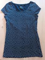 Clockhouse Basics maat S T-shirt T shirt top blauw stipjes, Blauw, Ophalen of Verzenden, Zo goed als nieuw, Korte mouw