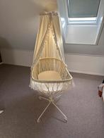 Vintage Rotan Wieg met IJzeren Onderstel, Ophalen, Gebruikt, Wieg