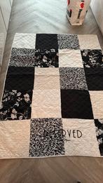 Riviera maison plaid zwart wit, Huis en Inrichting, Woonaccessoires | Plaids en Woondekens, Ophalen of Verzenden, Zo goed als nieuw