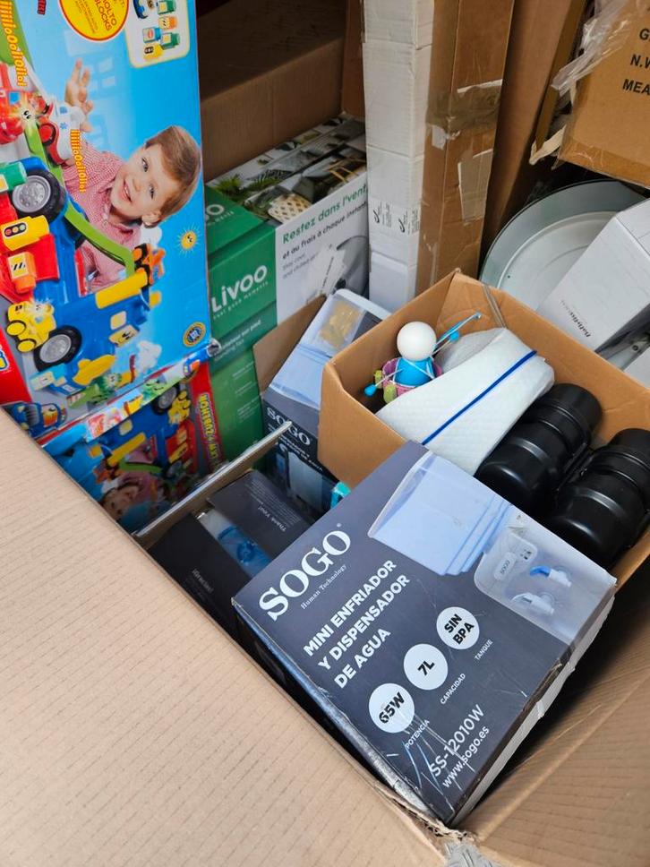 Pallet - Overstock & Restanten, Diversen, Rommelmarktspullen, Gebruikt, Ophalen