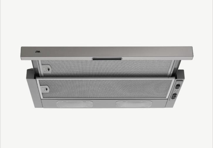 ETNA motorloze vlakscherm afzuigkap, Witgoed en Apparatuur, Afzuigkappen, Gebruikt, Inbouw, Vlakschermkap, Minder dan 200 m³ per uur