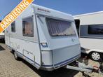 Mooie 4-persoons Dethleffs New-line 430 Last-minute!, Caravans en Kamperen, Caravans, Overige typen, Bedrijf, Treinzit, 750 - 1000 kg