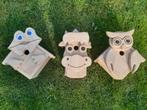 Vogelvoederhuizen  Nestkastjes   Eikenhout, Tuin en Terras, Vogelhuisjes en Vogelbaden, Ophalen of Verzenden, Nieuw