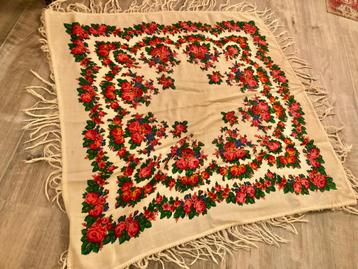 Vintage kleedje sliertjes stoffen tafelkleedje bohemian boho beschikbaar voor biedingen