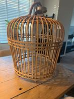 Super leuke rotan hang lamp, Ophalen, Zo goed als nieuw, Minder dan 50 cm