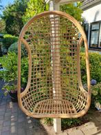 Bamboe Hangstoel voor binnen- of buitengebruik, Ophalen, Bruin, Lounge, Riet of Rotan