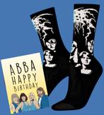 ABBA SOKKEN + VERJAARDAGS KAART ABBA, Ophalen of Verzenden, Nieuw