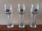 Duitse bier glazen 3 st merk ( Benediktiner Weissbier) 50 cl, Ophalen, Zo goed als nieuw, Glas of Glazen, Overige merken