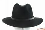 Outdoor gleufhoed noir waterafstotend zwart wolvilt 56-58, Ophalen of Verzenden, Nieuw, One size fits all, Hoed