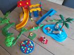Playmobiel speeltuin en zwembad, Kinderen en Baby's, Speelgoed | Buiten | Los speelgoed, Gebruikt, Ophalen of Verzenden