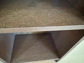 Billy boekenkasten (2 stuks) Ikea donkerbruin eikenpatroon - afbeelding 14