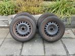 Set winterbanden op stalen velg 5x110, Auto-onderdelen, Banden en Velgen, Ophalen, Gebruikt, 16 inch, Banden en Velgen