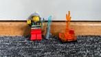 Lego minifiguur brandweerman, Complete set, Ophalen of Verzenden, Lego, Zo goed als nieuw