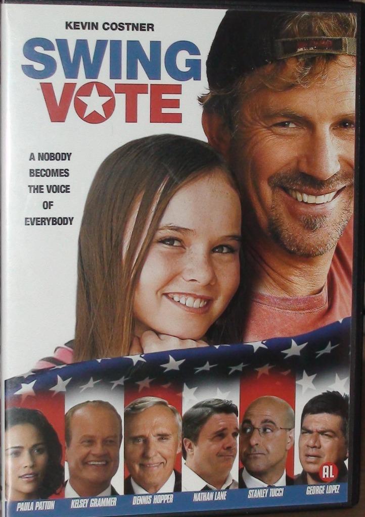 dvd swing vote, Cd's en Dvd's, Dvd's | Komedie, Romantische komedie, Alle leeftijden, Ophalen of Verzenden