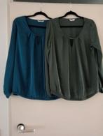 Twee Miss Etam blouses, maat L (42), Kleding | Dames, Blouses en Tunieken, Miss Etam, Blauw, Maat 42/44 (L), Ophalen of Verzenden