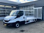 Iveco Daily 35S14 2.3 Autotransporter Tijhof 5.14 M Airco Cr, Auto's, Bestelauto's, 13 km/l, Gebruikt, Iveco, Wit