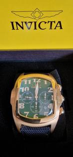 Invicta Lupah num 35537 limited edition, Sieraden, Tassen en Uiterlijk, Horloges | Heren, Overige merken, Leer, Staal, Nieuw