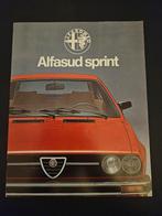 Brochure Alfa Romeo Alfasud Sprint 1978, Ophalen of Verzenden, Zo goed als nieuw, Alfa Romeo