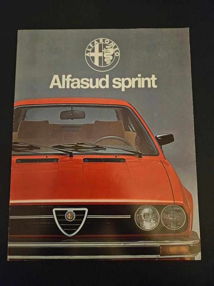 Brochure Alfa Romeo Alfasud Sprint 1978, Boeken, Auto's | Folders en Tijdschriften, Zo goed als nieuw, Alfa Romeo, Ophalen of Verzenden
