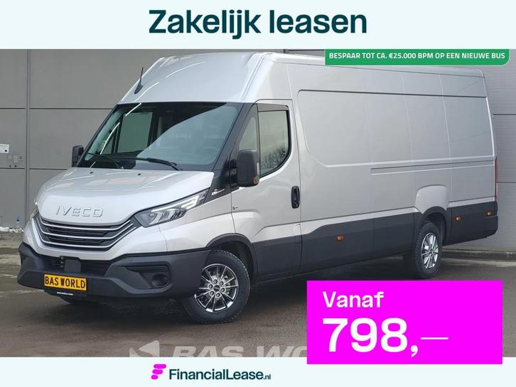 Iveco Daily 35S21 3.0L Automaat 210PK L3H2 2025-Model 3,5t T, Auto's, Bestelauto's, Bedrijf, Lease, Financial lease, Achteruitrijcamera
