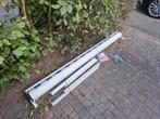 Zonneluifel elektrisch 218cm breed, Tuin en Terras, Zonneschermen, Ophalen, Gebruikt, Elektrisch