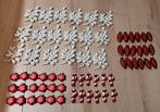 Mooi rood / wit decoratie set voor in de kerstboom, Diversen, Ophalen of Verzenden