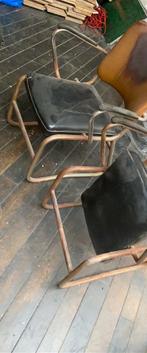 2 toffe oude kappersstoelen prijs voor beide, Ophalen