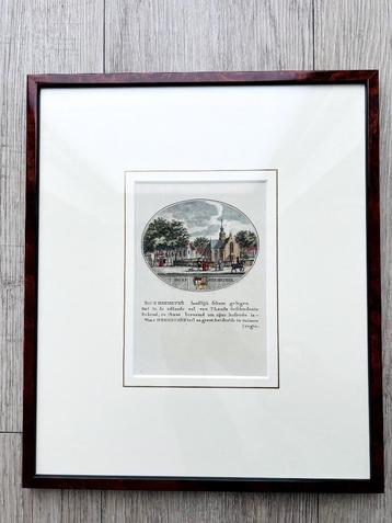 Antieke gravure Heemstede beschikbaar voor biedingen