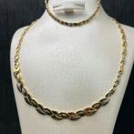 14k gouden ketting collier set meg armband
