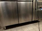 2 deurs koelwerkbank rvs, Witgoed en Apparatuur, Koelkasten en IJskasten, Ophalen, 200 liter of meer, 160 cm of meer, 45 tot 60 cm