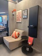 Ethnicraft Fauteuil N701 1zits ecru, Huis en Inrichting, Fauteuils, Modern design, Nieuw, 75 tot 100 cm, Natuurlijk wonen