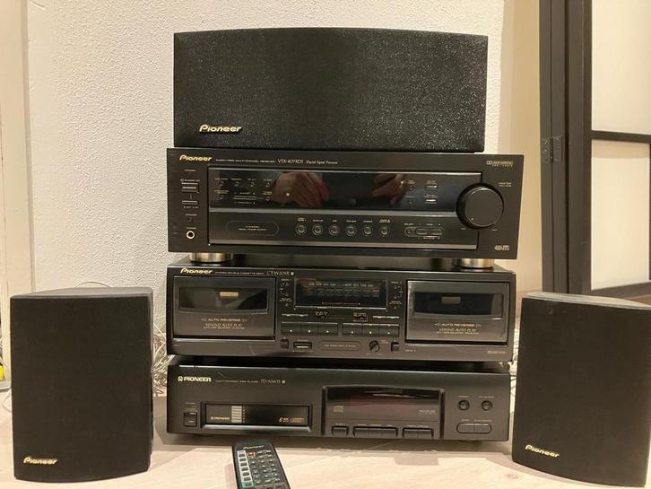 Pioneer stereo toren met boxen VSX-407RDS, Audio, Tv en Foto, Stereo-sets, Gebruikt, Pioneer, Ophalen