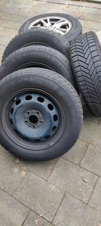 Michelin Alpine 6 winterbanden met velg 5x108 Ford, Volvo, Ophalen, Gebruikt, 15 inch, Banden en Velgen