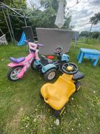 blauwe tractor, geel en roze transport, IKEA-meubels, Kinderen en Baby's, Speelgoed | Buiten | Skelters, Ophalen of Verzenden