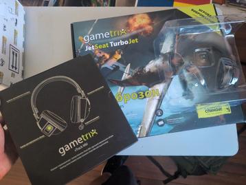 GameTrix Vibratie Stoel cover en head tracking koptelefoon beschikbaar voor biedingen