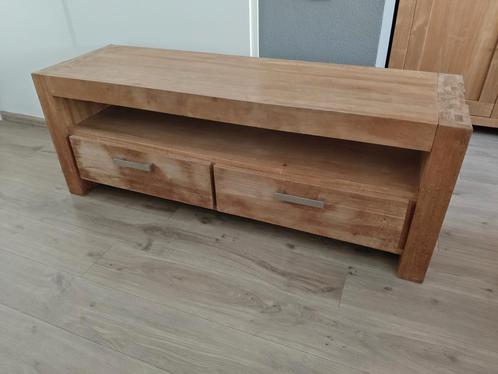 Teak houten tv meubel, Huis en Inrichting, Kasten | Televisiemeubels, Gebruikt, Minder dan 100 cm, 25 tot 50 cm, Ophalen