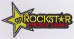 Rockstar Energy Drink stoffen opstrijk patch embleem #3, Motoren, Verzenden