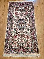 Handgeknoopt perzisch tapijt kirman 170x86, Info@SlatsAntiek.nl, Crème, Gebruikt, Perzisch