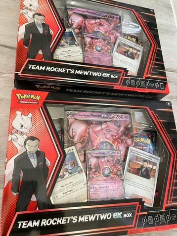 €40 Pokémon Violet Destined Rivals Team Rocket pokemon Mewto beschikbaar voor biedingen