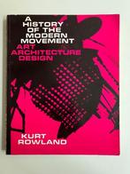 History of the modern movement ART ARCHITECTURE DESIGN 1973, Gelezen, Grafische vormgeving, Ophalen of Verzenden